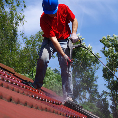 roof washing professional washing roof