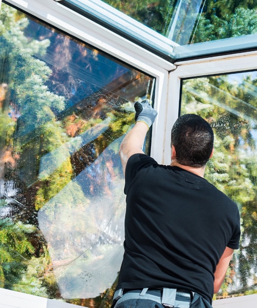 professional cleaning windows