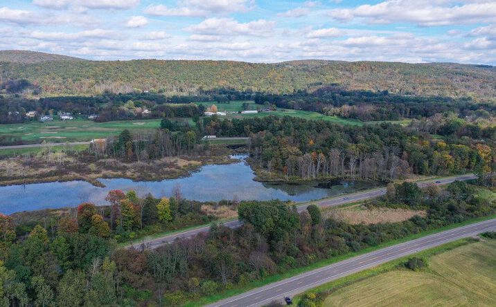 Apalachin, NY with lake